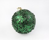 Cumpara ieftin Glob de Craciun - Foam Bauble Pine Green Glitter, 8cm | Kaemingk