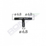 CONECTOR TEU FURTUN CONDUCTE UNIVERSAL 6.8MM - NEGRU SET 5 BUC