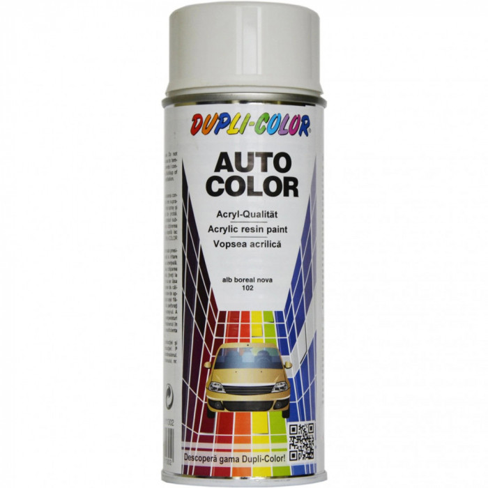 Spray Vopsea Dupli-Color Alb Boreal, 350ml