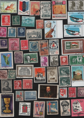 Lot #6 100+ timbre (cele din imagini) foto