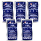 Set 5x Benzi Albirea Dintilor, Crest, 3D White, Professional Results, 10% Concentratie, Tratament 5 zile, 30 min, Nivel Albire 12