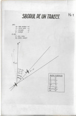 Plansa instructie de zbor pilot bombardier roman al doilea razboi mondial foto