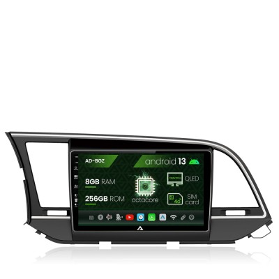 Navigatie Hyundai Elantra (2015-2018), Android 13, Z-Octacore 8GB RAM + 256GB ROM, 9 Inch - AD-BGZ9008+AD-BGRKIT180 foto