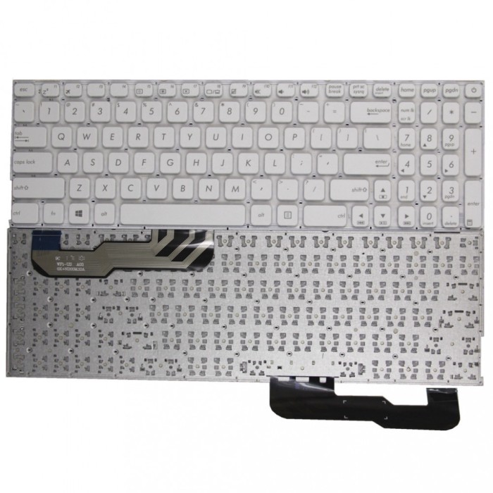 Tastatura Laptop, Asus, A541, A541S, A541SA, A541SC, A541U, A541UA, A541UJ, A541UV, A541UV, A541NA, A541NC, alba, layout US