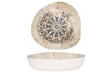 Rinart Farfurie ad&acirc;ncă - Aztec - Porţelan - 21 cm (900cc) - set de 6