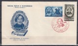 ROMANIA 1952 LP 295 CENTENARUL MORTII N.V.GOGOL SERIE/PLIC PRIMA ZI A EMISIUNII, Stampilat