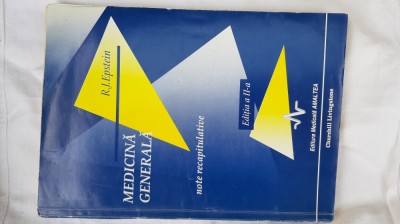 Medicina Generala Note Recapitulative - R.j. Epstein foto