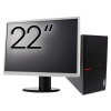 Pachet Calculator Second Hand LENOVO M800T Tower, Intel Core i3-6100 3.70GHz, 8GB DDR4, 128GB SSD + Monitor 22&amp;quot; NewTechnology Media
