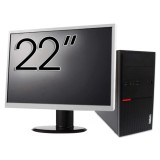 Pachet Calculator Second Hand LENOVO M800T Tower, Intel Core i5-6500 3.20 - 3.60GHz, 8GB DDR4, 256GB SSD + Monitor 22&amp;quot; NewTechnology Media