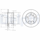 DELPHI BG3237 Disc frana