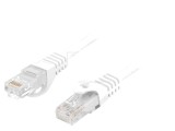 Patch cord LANBERG RJ45 U/UTP LSZH Cat 6 10m alb litat