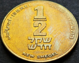 Cumpara ieftin Moneda 1/2 NEW SHEQUEL - ISRAEL, anul 1985 *cod 4667, Asia