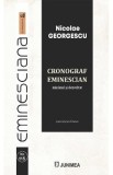 Cronograf Eminescian minimal si dezvoltat - Nicolae Georgescu