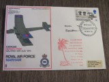 Exercițiul RAF Marham Bersatu - Plic filatelic Anglia ,temă Aviatică