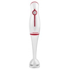 Blender vertical Esperanza, lame otel, maner ergonomic, 250W, 50/60 Hz, plastic, alb/rosu