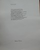 Manuscris de expozitie scris olograf de poetul Marius Robescu, poezia Fericit si plin