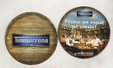 Bnk div Suport de carton pentru halba/pahar bere - coaster - Timisoreana