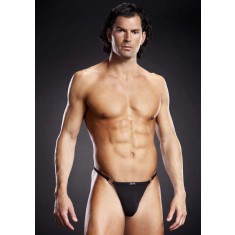 Tanga barbati Microf. + Metal Rings L/XL