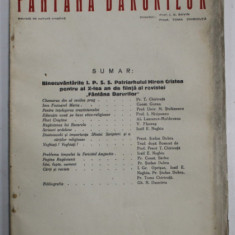 FANTANA DARURILOR , REVISTA DE CULTURA CRESTINA , no. 1 , 1938