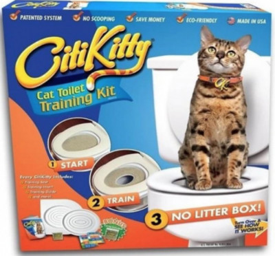 Citi Kitty - kit pentru educarea pisicilor la toaleta foto