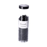 Set 600 bucati elastice de par, negru, cu cutie de depozitare din plastic