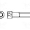 Surub M4, otel rezistent la acizi A4, 30mm, cap rotund, BOSSARD, 1233955