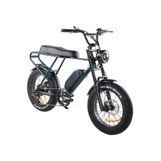 Bicicleta electrica Z-Tech ZT-86-A LEGACY, motor 250W, baterie 48V 13Ah, viteza 25km/h, autonomie 45km, viteza maxima asistata 25km/h - Verde