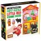 Headu - Montessori primul meu puzzle Scufita Rosie ce include 4 forme din lemn