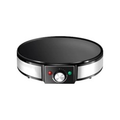 Aparat pentru preparat clatite, putere 1200W, cu indicator luminos, suprafata de gatire 30cm, negru