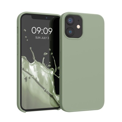 Husa pentru Apple iPhone 12 Mini, Silicon, Verde, 52640.172 foto