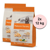 Nature&amp;#039;s Variety Dog Selected Medium No Grain Chicken 2 x 12 kg