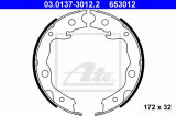 Set saboti frana, frana de mana TOYOTA RAV 4 IV (WWA4, AVA4, ZSA4, ALA4) (2012 - 2016) ATE 03.0137-3012.2