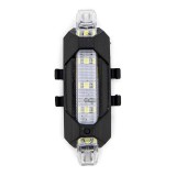 Lampa licurici de avertizare trotineta, bicicleta electrica, se pune lateral sa pe ghiron Xiaomi - Culoare alb
