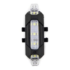 Lampa licurici de avertizare trotineta, bicicleta electrica, se pune lateral sa pe ghiron Xiaomi - Culoare alb