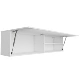 HOMCOM Dulap de Baie Montat pe Perete, Dulap Suspendat Modern cu Ușă Soft Close, 2 Compartimente și Raft Reglabil, pentru Living și Hol, Economisire S