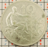 Cehoslovacia 10 korun 1931 argint - km 15 - A009, Europa