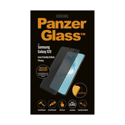 PanzerGlass - Geam Securizat Privacy Case Friendly pentru Samsung Galaxy S20, black foto