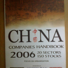 e0d China Companies Handbook - text in limba engleza