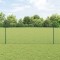 Gard Metalic Sudat cu 11 St&acirc;lpi U Verde 1x25 m Oțel