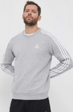 Adidas bluză bărbați, culoarea gri, cu imprimeu IJ6470