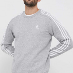 adidas bluză bărbați, culoarea gri, cu imprimeu IJ6470