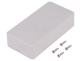 Carcasă universală ABS gri IP54 50x100x25mm