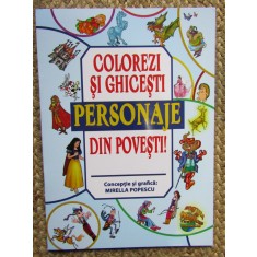 Colorezi si ghicesti personaje din povesti!