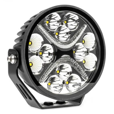 Proiector LED &amp;quot;PRO SERIES&amp;quot; cu doua functii pentru Off-Road, ATV, SSV, putere 54W, 7200lm, culoare 6000K, tensiune 10-30V, dimensiuni 140 x 140 x 61 mm foto