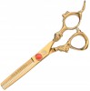 Foarfece de filat pentru dreptaci 5,5 Diamond offset marca profesională WOLF