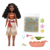 DISNEY PRINCESS SET PAPUSA VAIANA SI PRIETENII DIN OCEAN CU NISIP MODELABIL SI ACCESORII