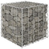 Gossi strat inaltat cub gabion, 50 x 50 x 50 cm, sarma de otel