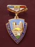 Insigna Fruntas in gospodarirea orasului 1979
