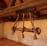 Lustra rustica cu 3 brate, cod aac0298
