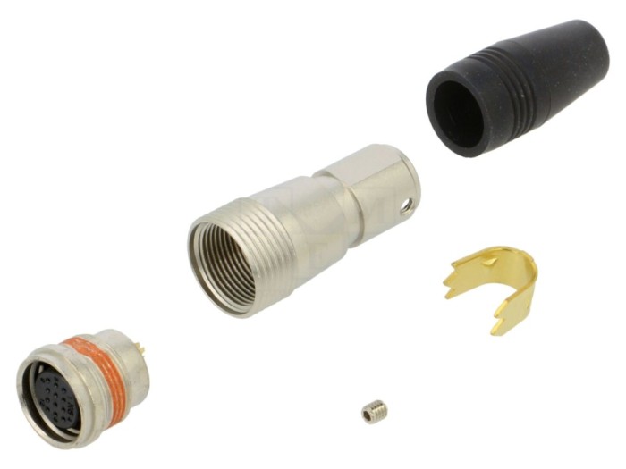 Conector circular HR25 12 PIN-uri 1A